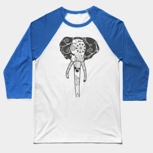 Sugar Skull Elephant Baseball T-Shirt